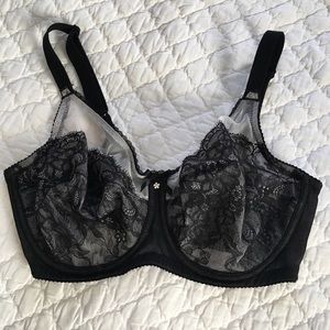 Wacoal Black Retro Chic Bra